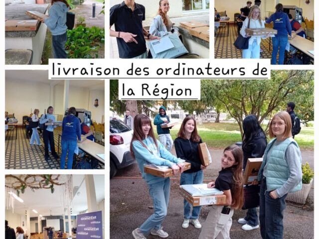 Distribution des ordinateurs du Grand Est