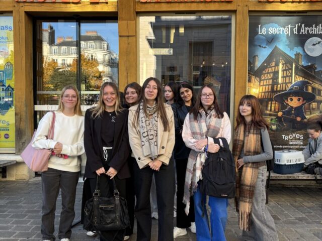 Sortie des élèves de première accueil